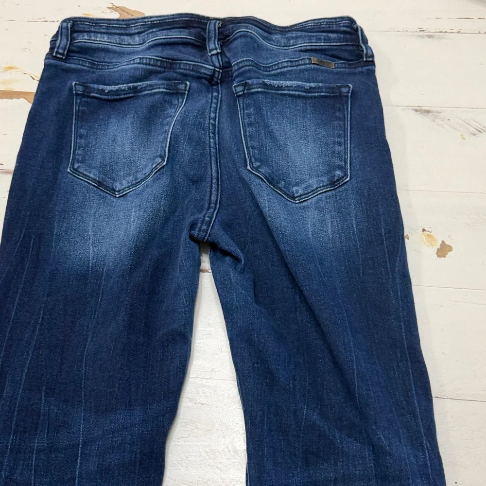 KanCan High Rise Dark Wash Flare Jeans - Picture 14 of 15